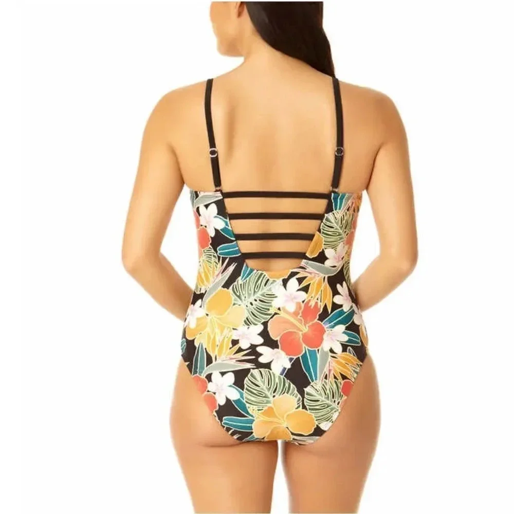 Hurley Ladies' Swimsuit UPF 50+ Sun Protection Removable Cups